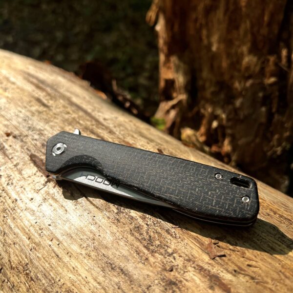 MOOCH Burlap Micarta Folding Knife - Image 3
