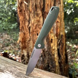 MOOCH Green Micarta Folding Knife